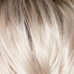 Platinum blond grey root